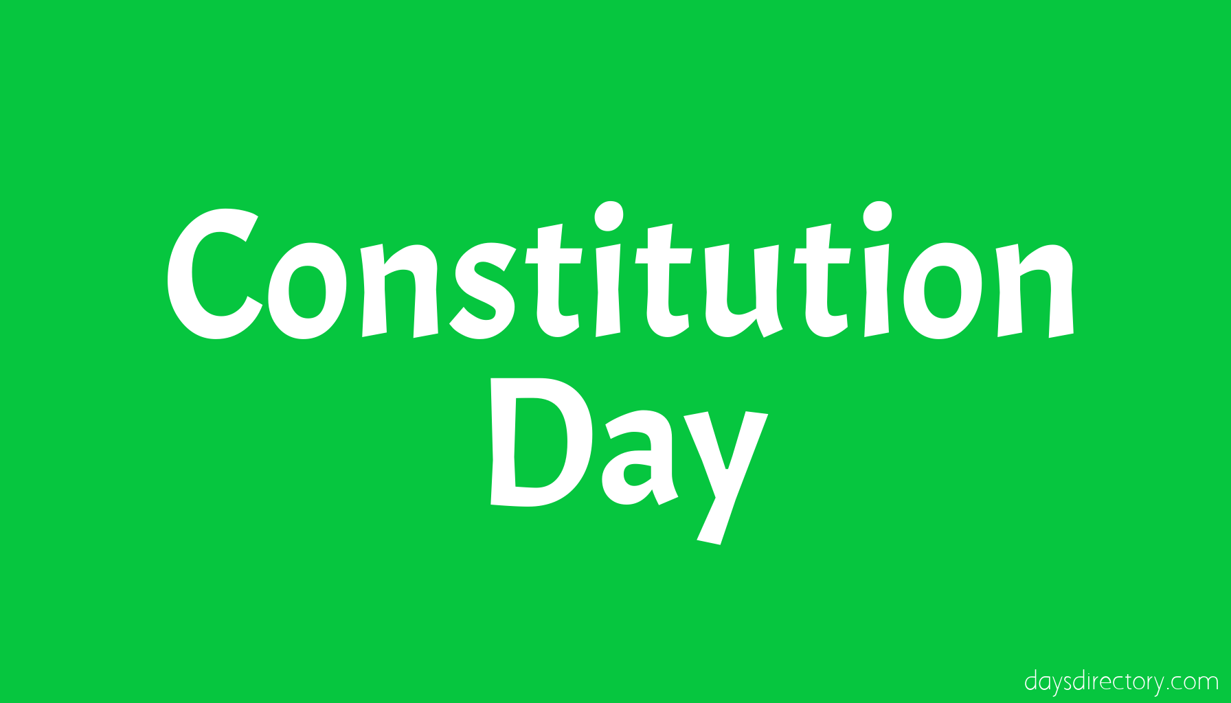 Constitution Day