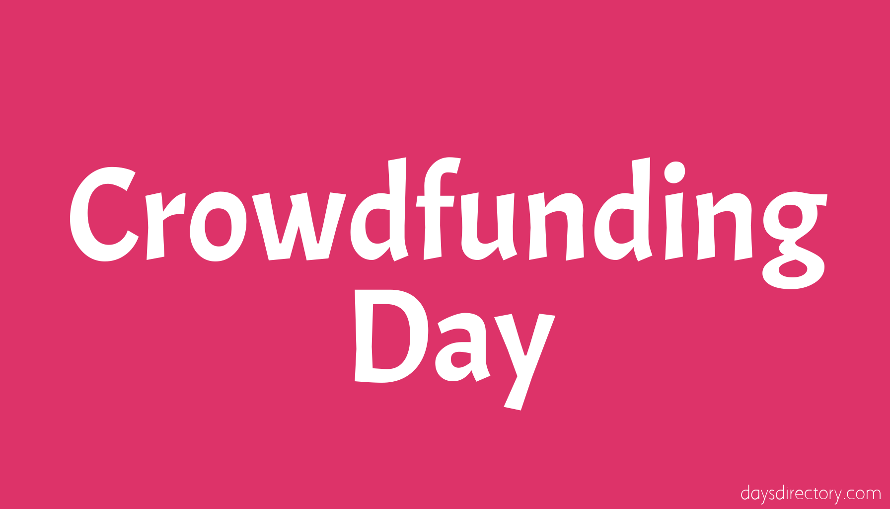 Crowdfunding Day