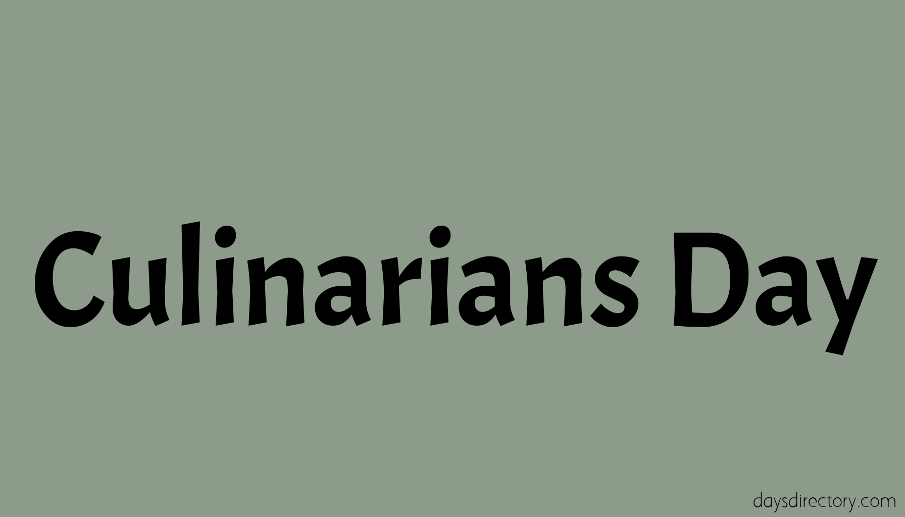 Culinarians Day