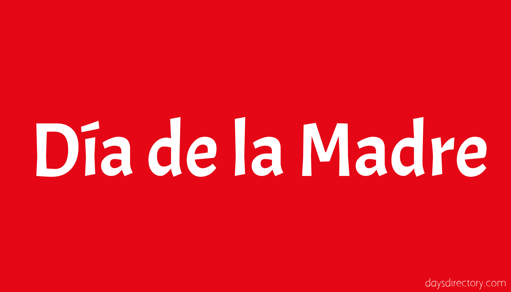 Da de la Madre