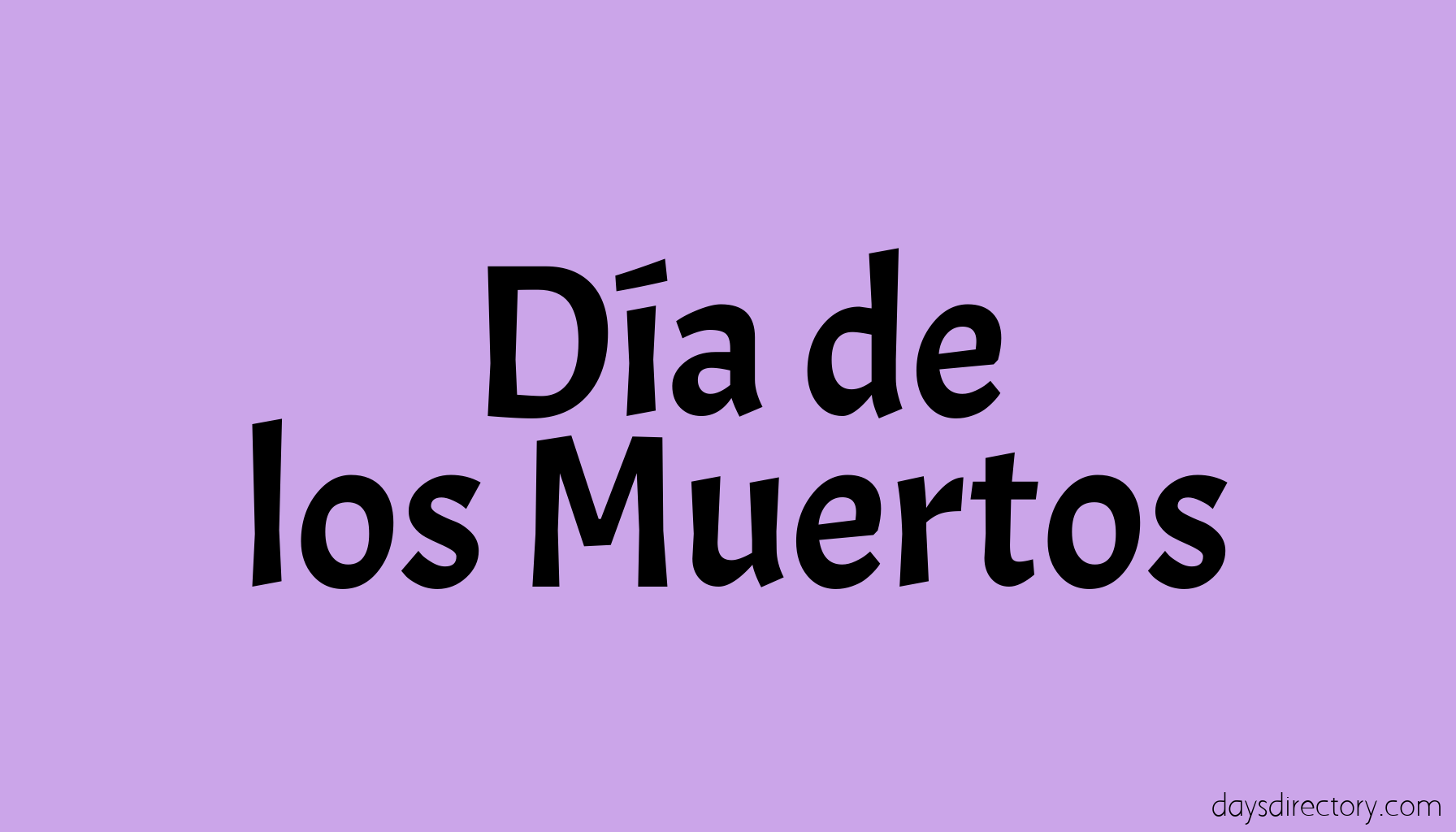 Da de los Muertos