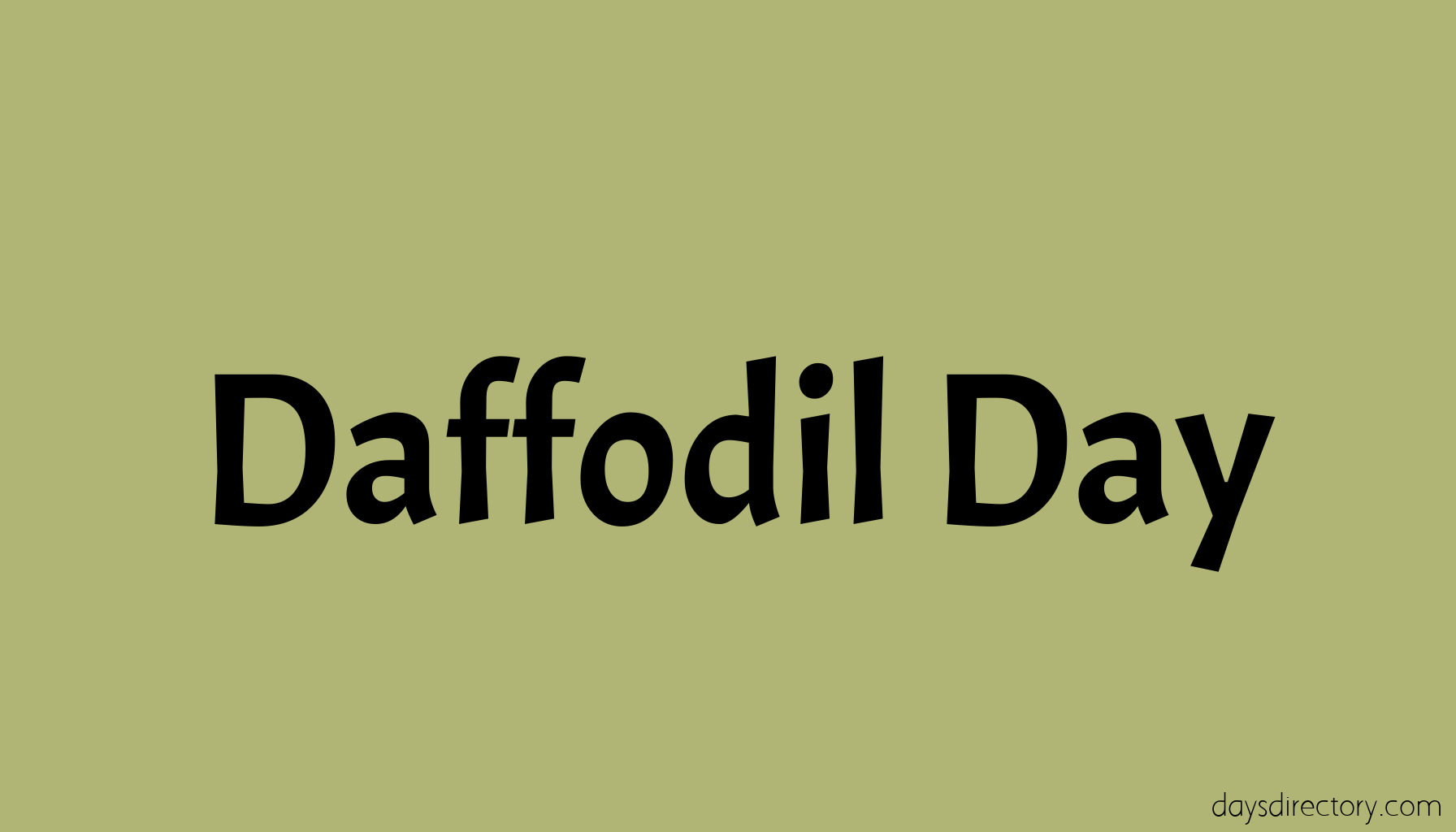 Daffodil Day