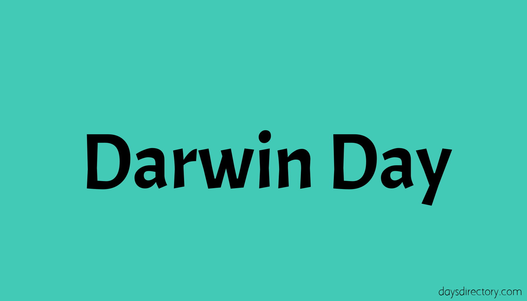 Darwin Day