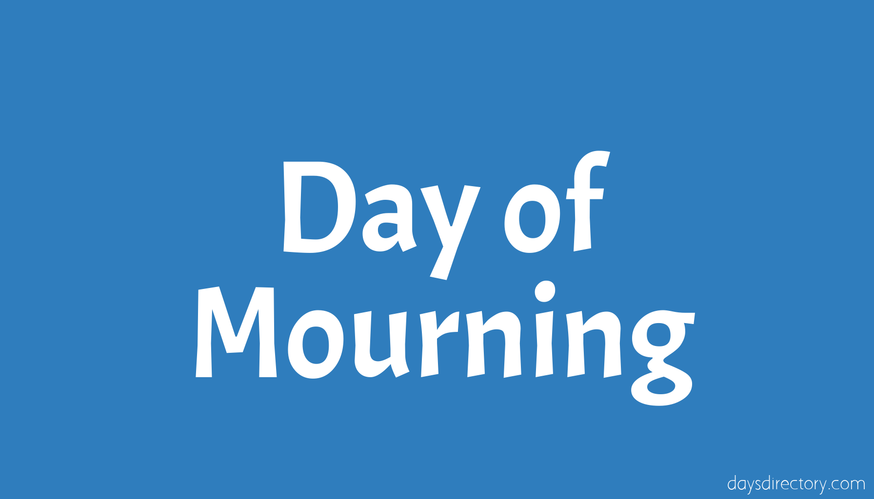 Day of Mourning