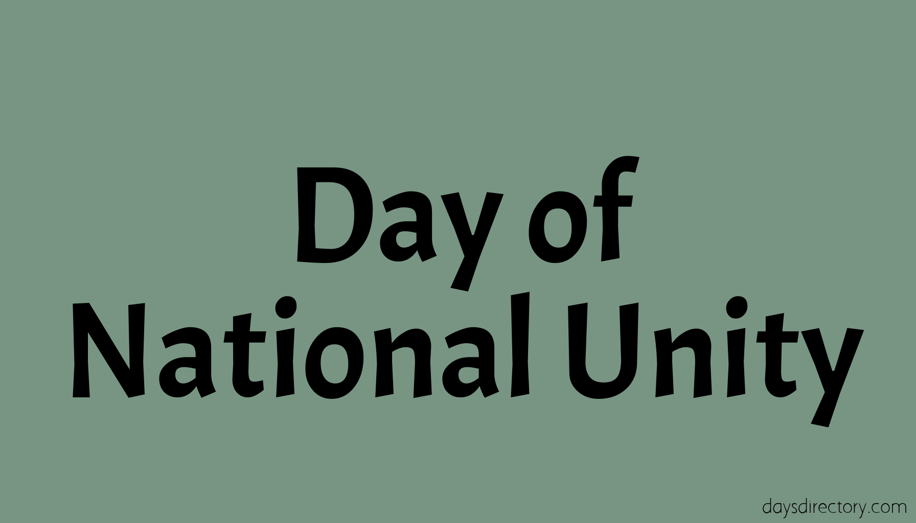 Day of National Unity