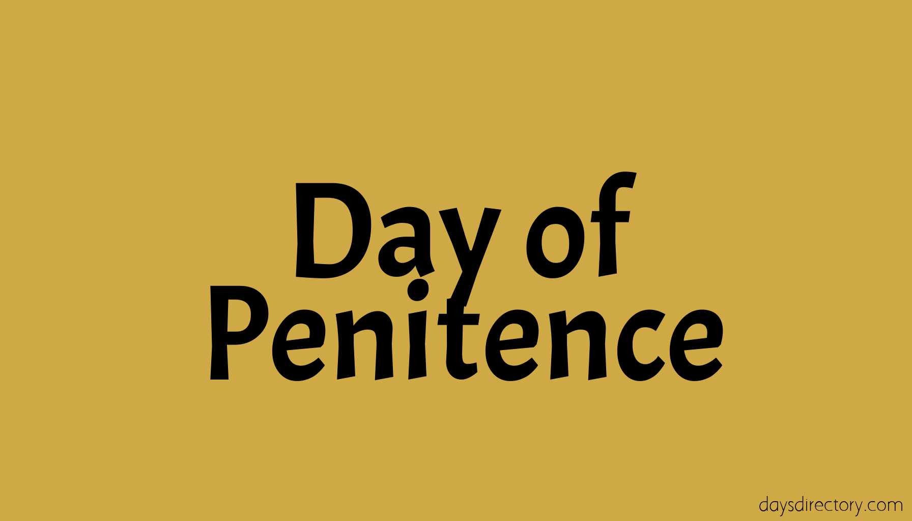 Day of Penitence