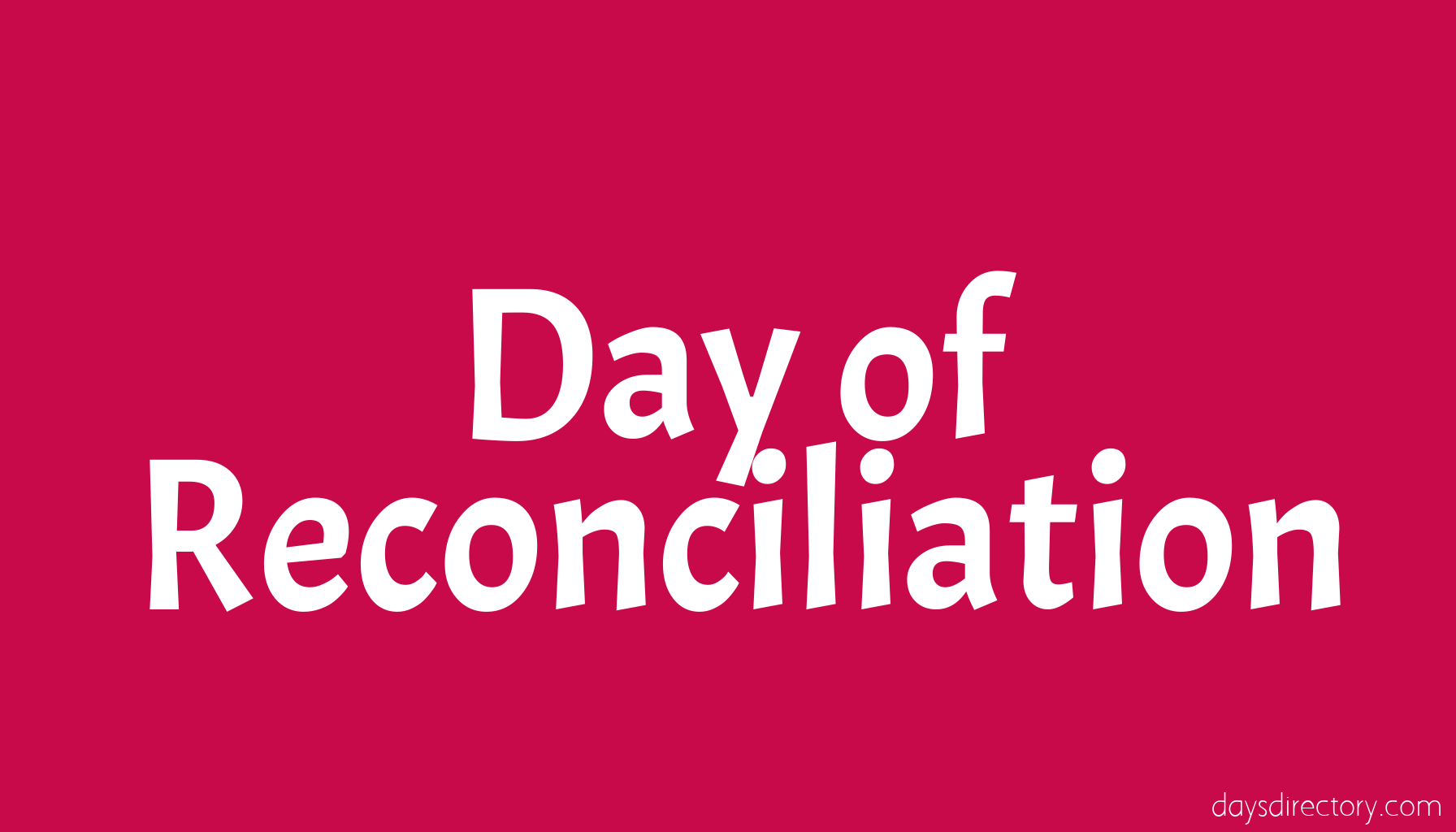 Day of Reconciliation