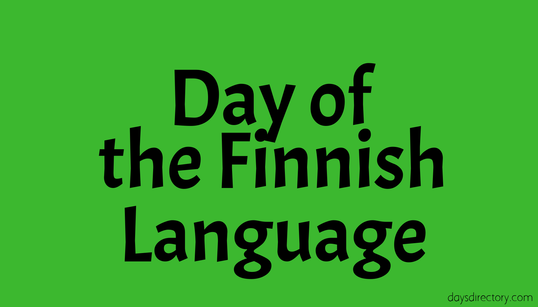 Day of the Finnish Language
