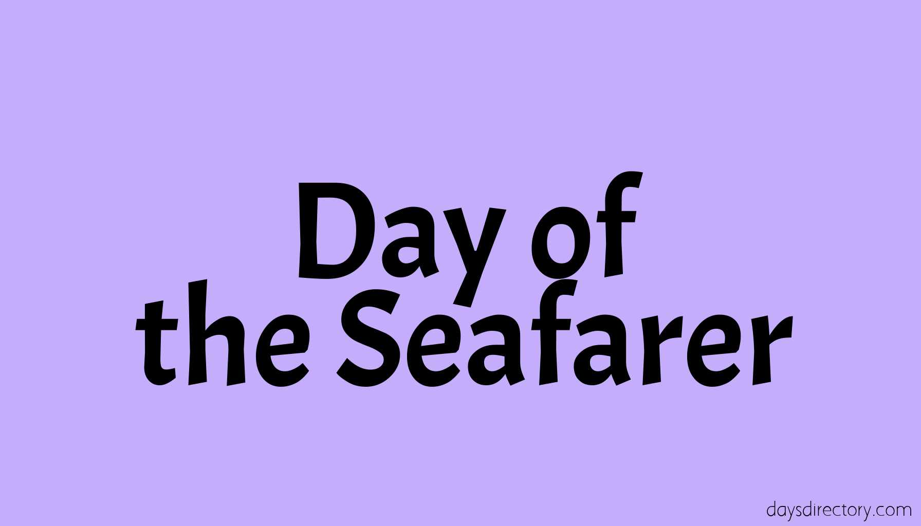 Day of the Seafarer
