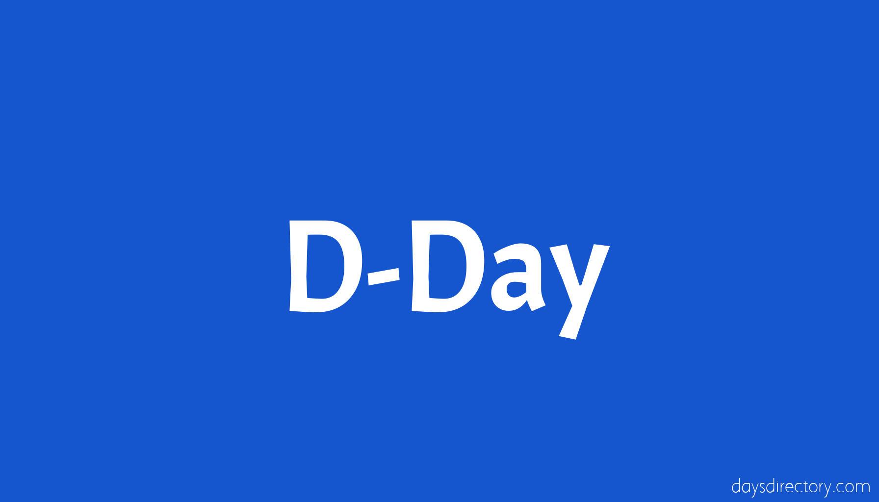 D-Day