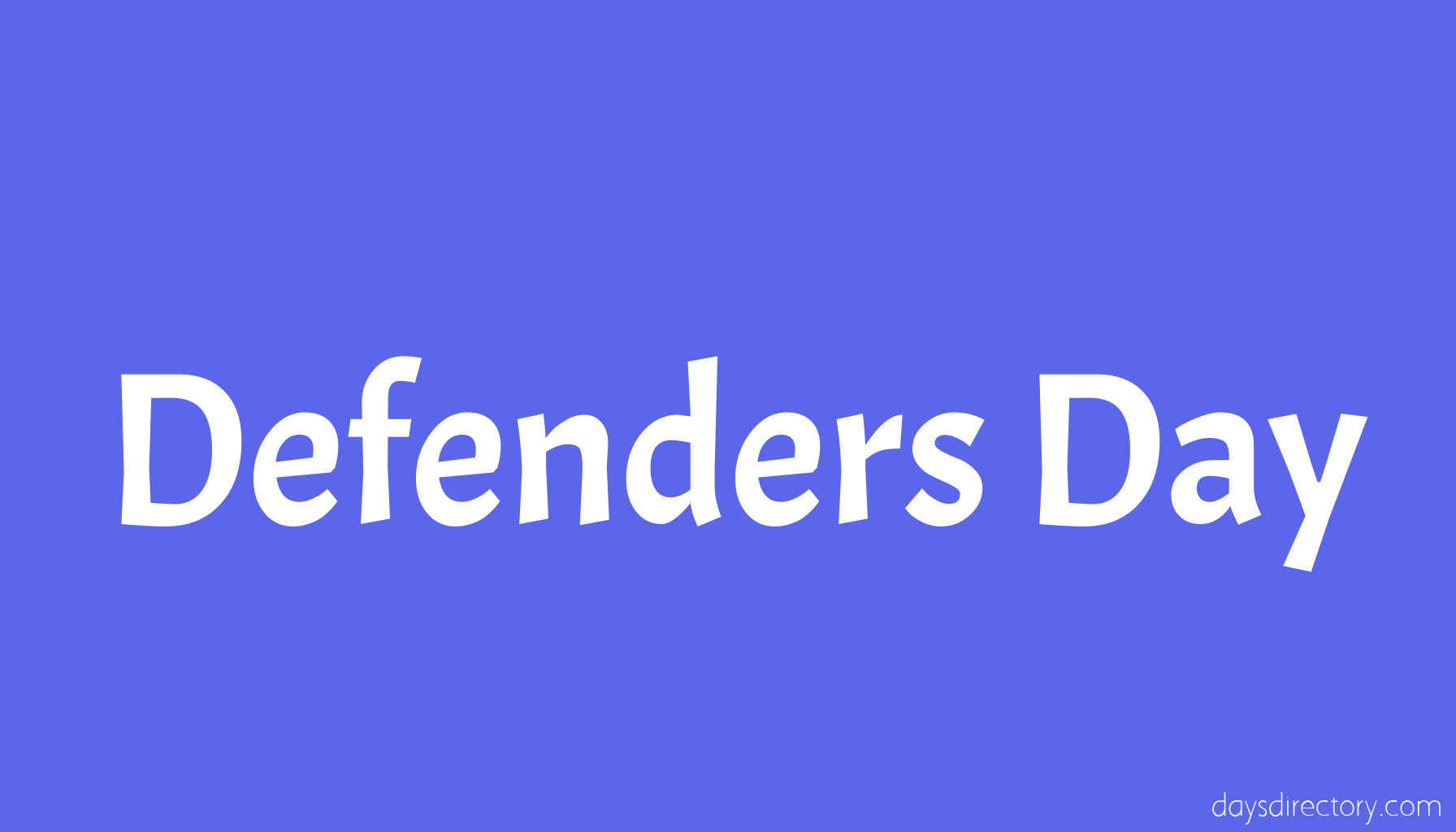 Defenders Day