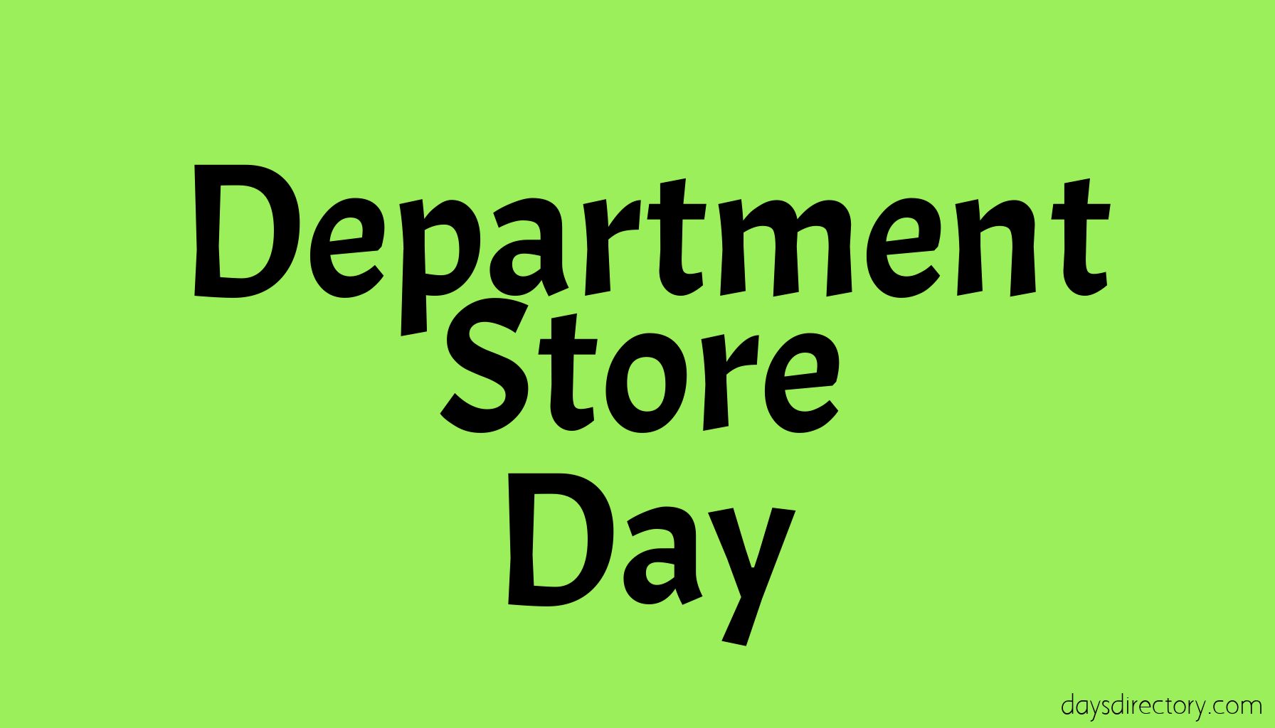 Department Store Day