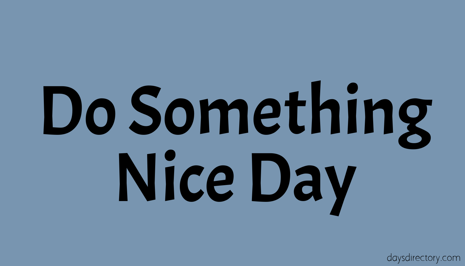 Do Something Nice Day