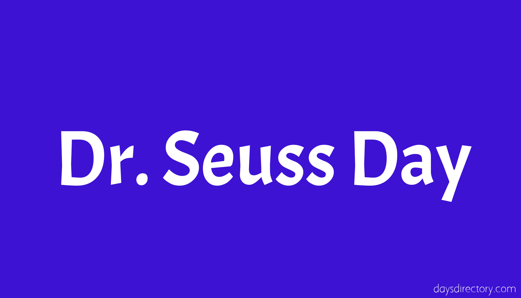 Dr. Seuss Day