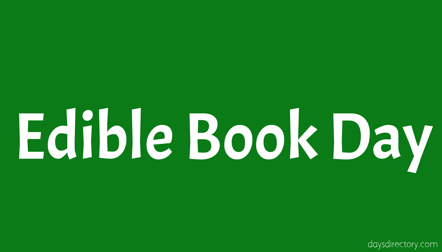 Edible Book Day