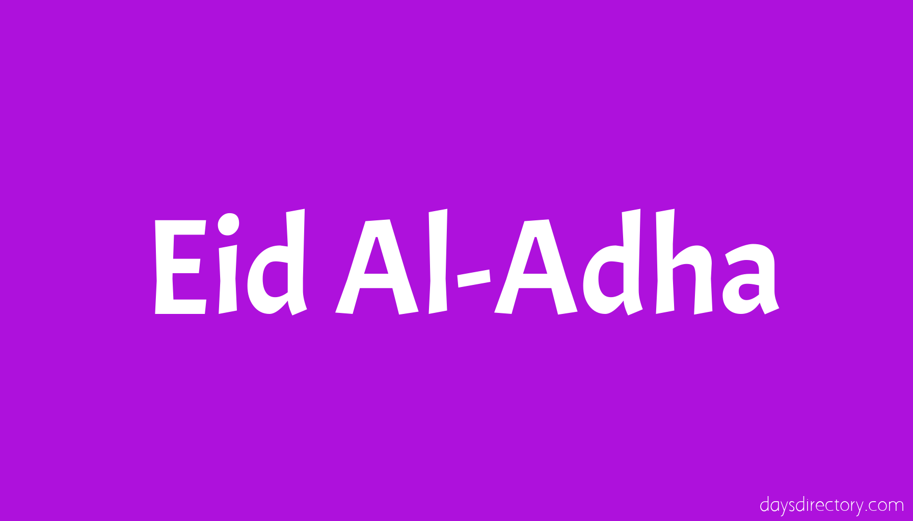 Eid Al-Adha