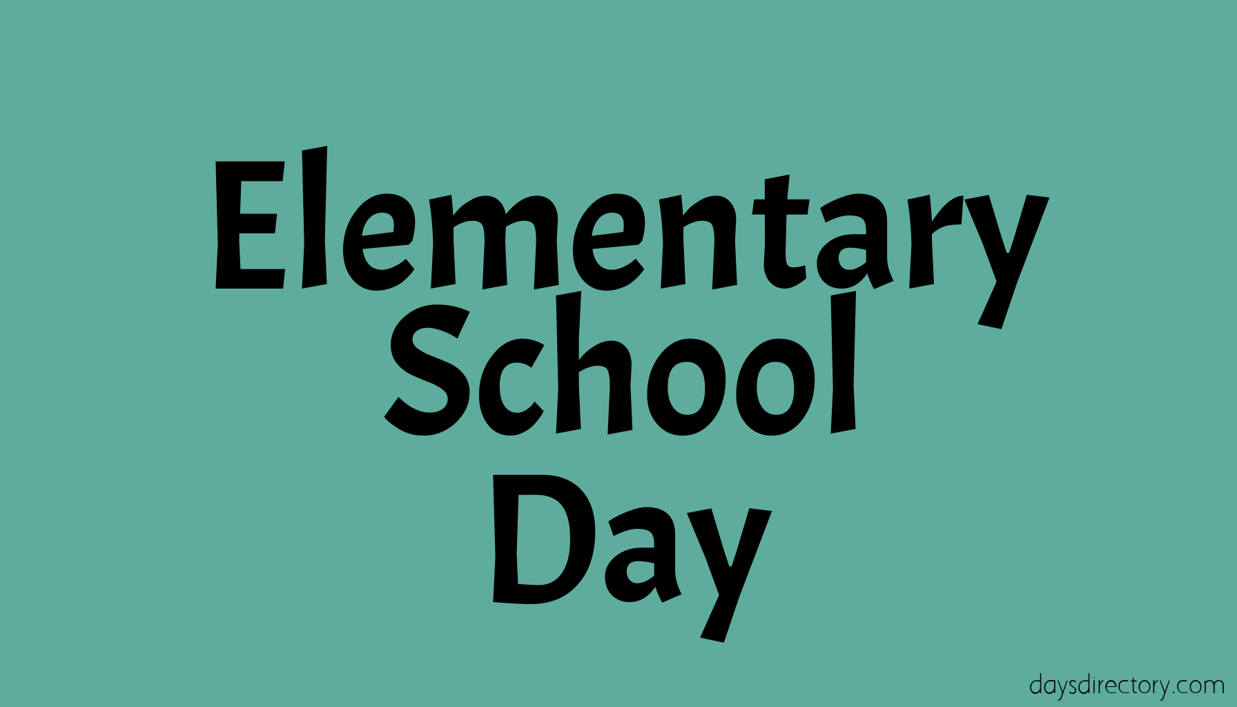 Elementary School Day