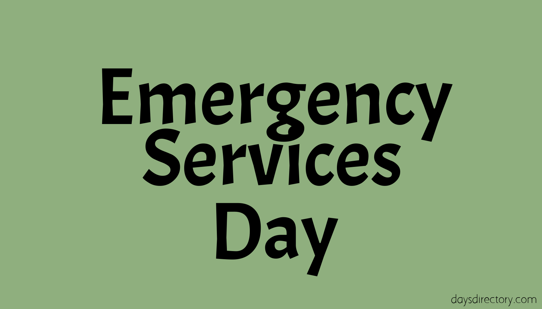 Emergency Services Day