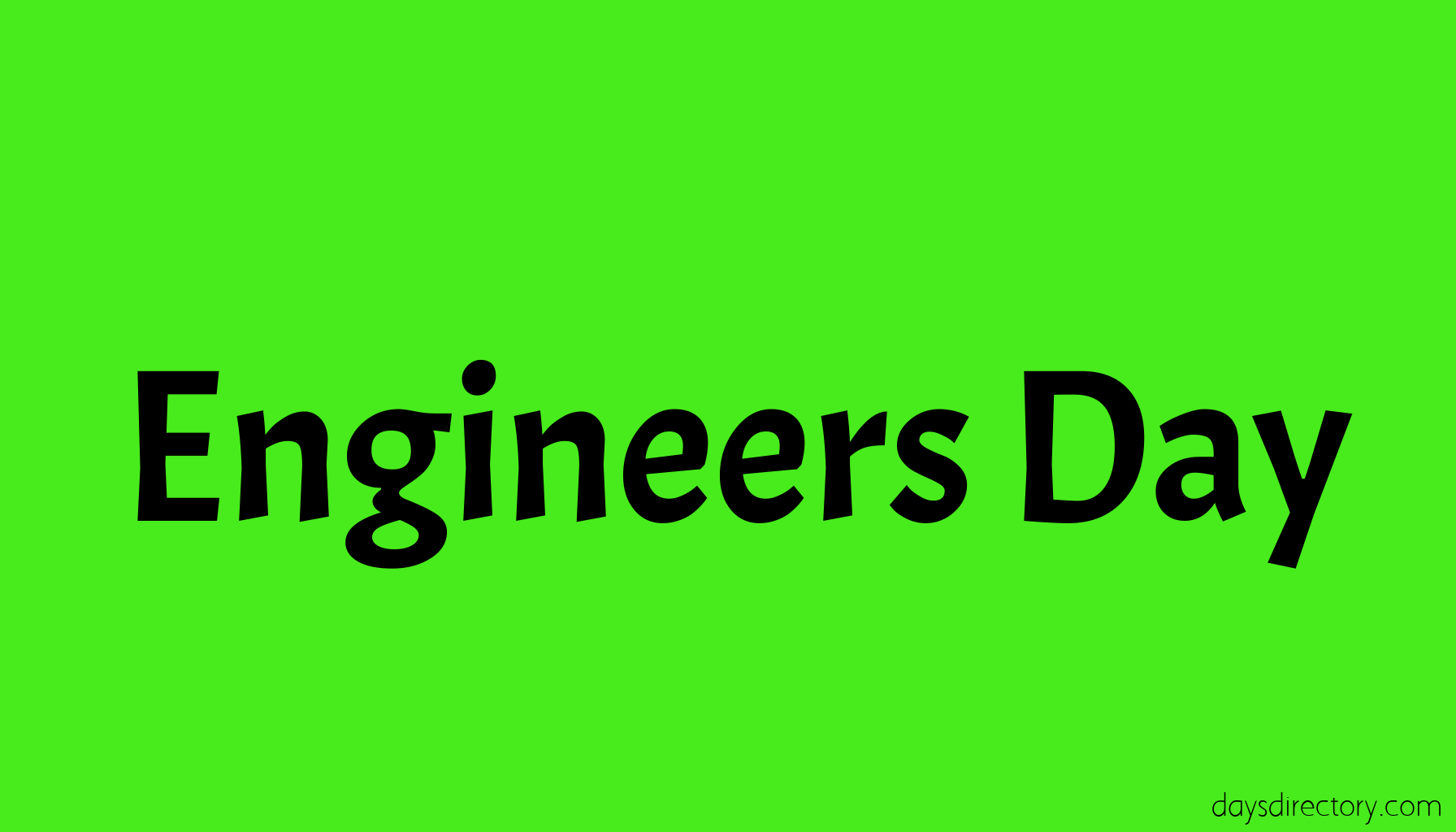 Engineers Day