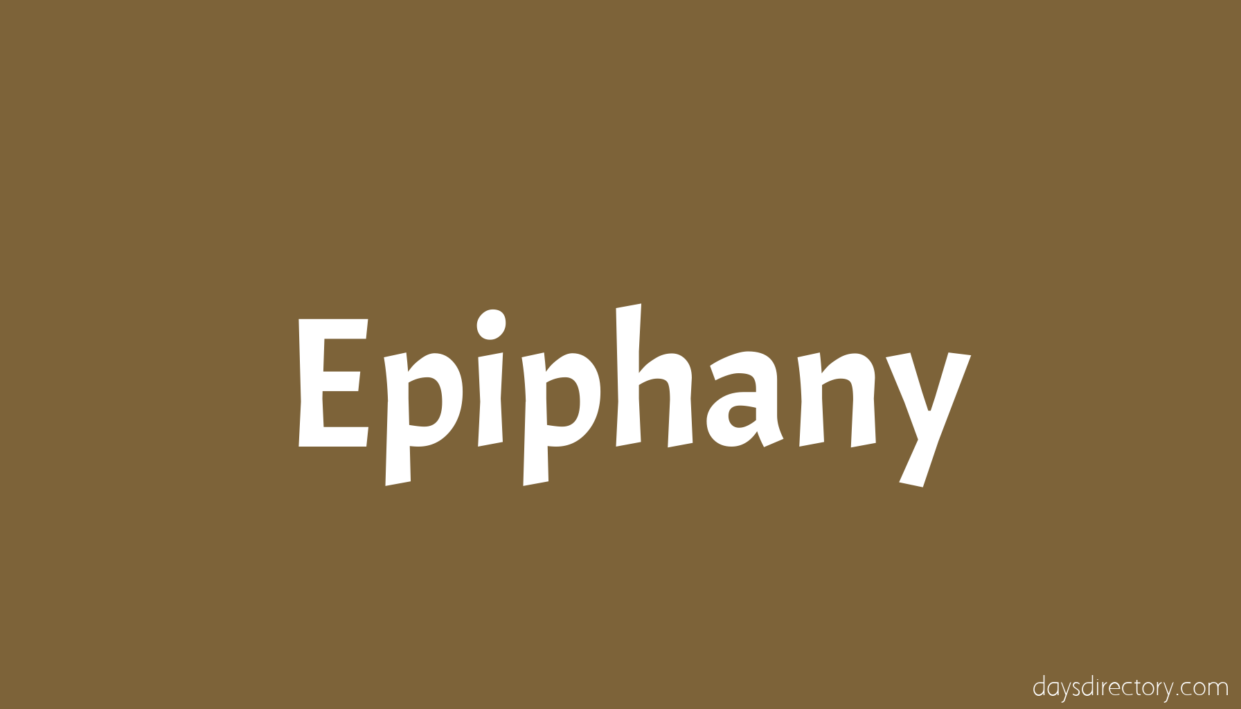 Epiphany