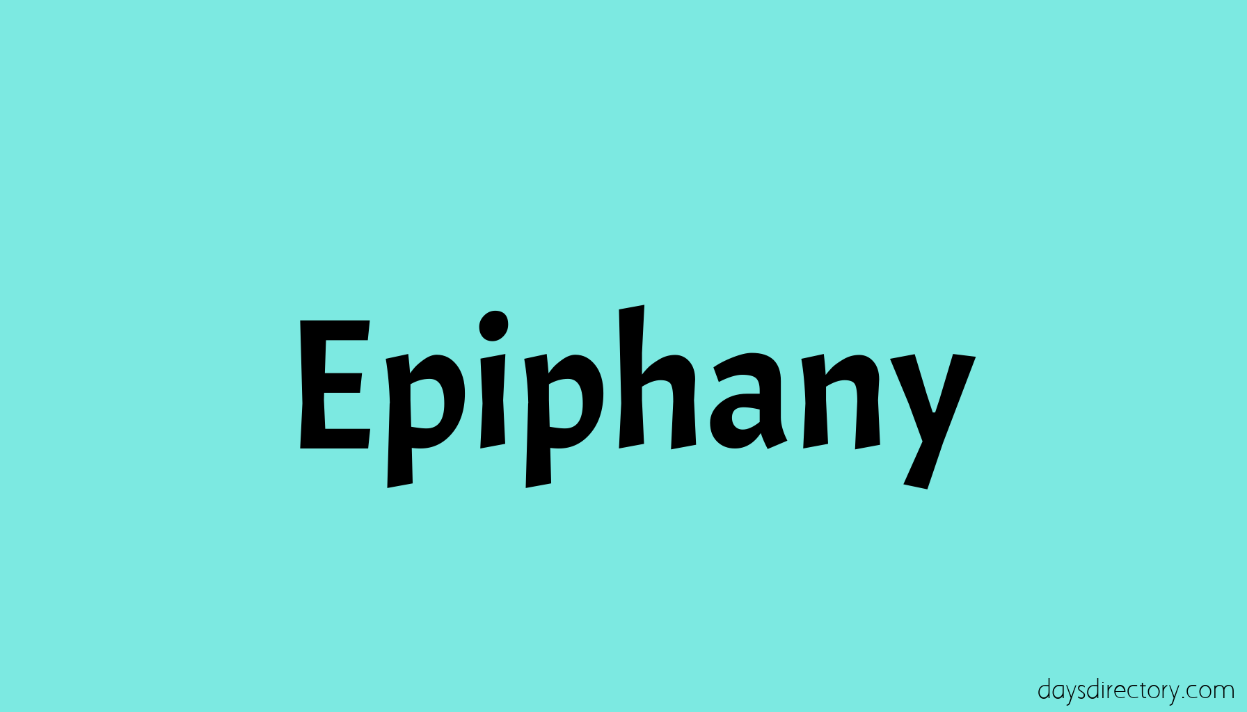 Epiphany