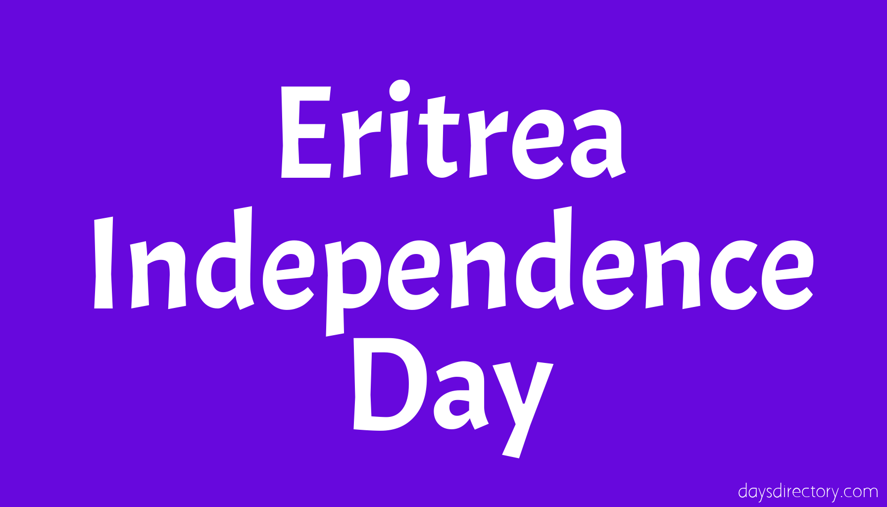 Eritrea Independence Day