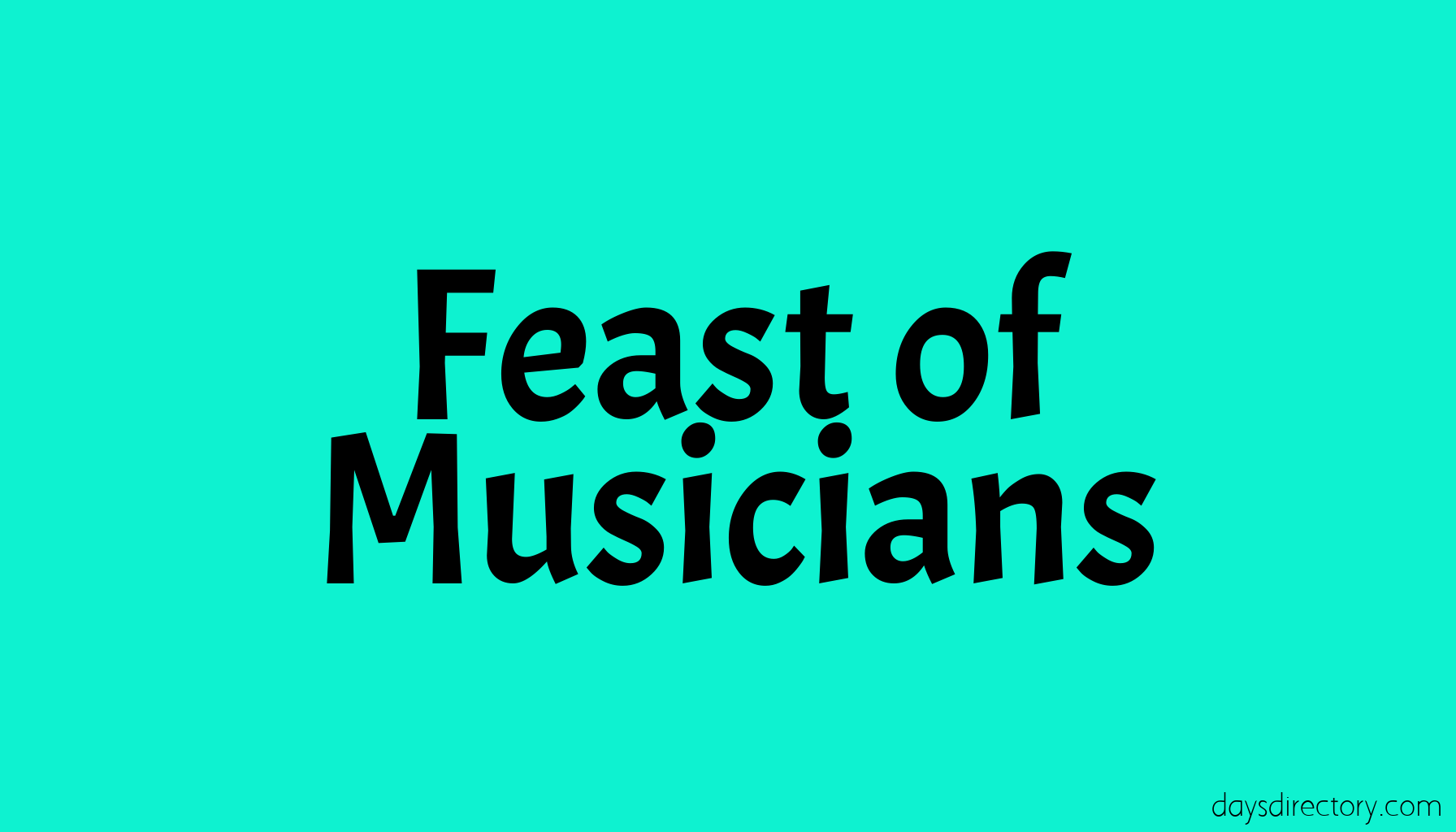 Feast of Musicians