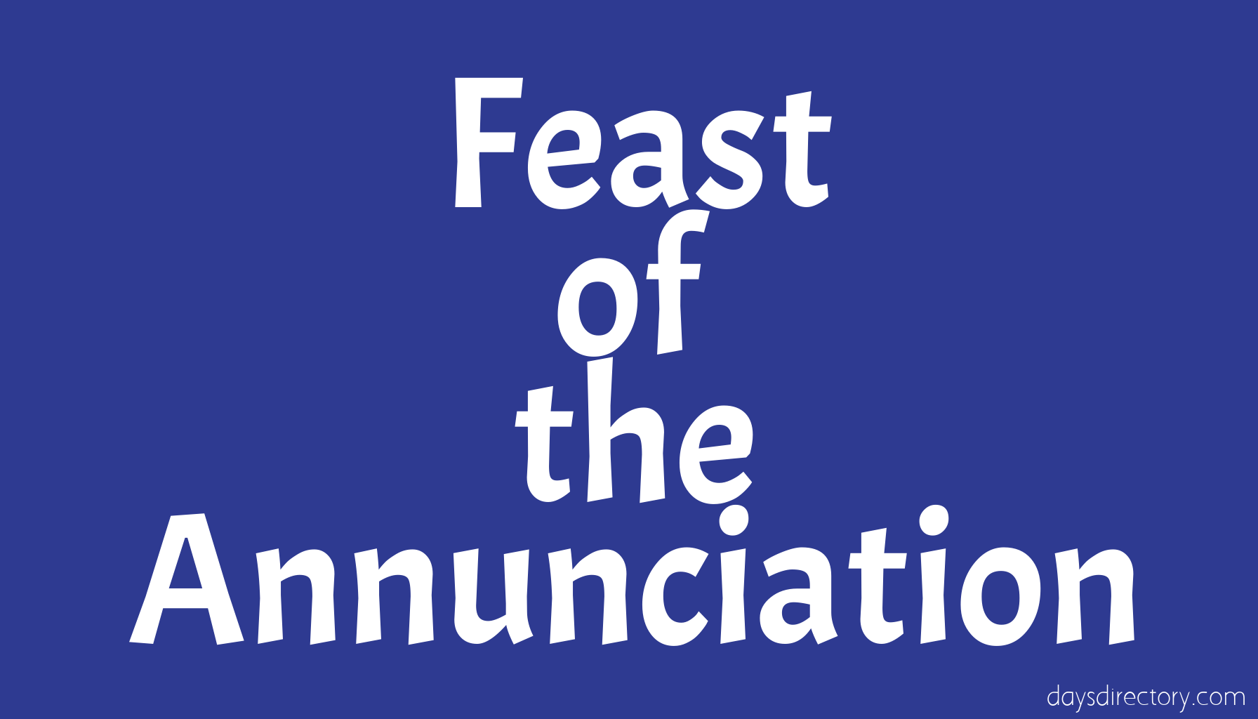Feast of the Annunciation