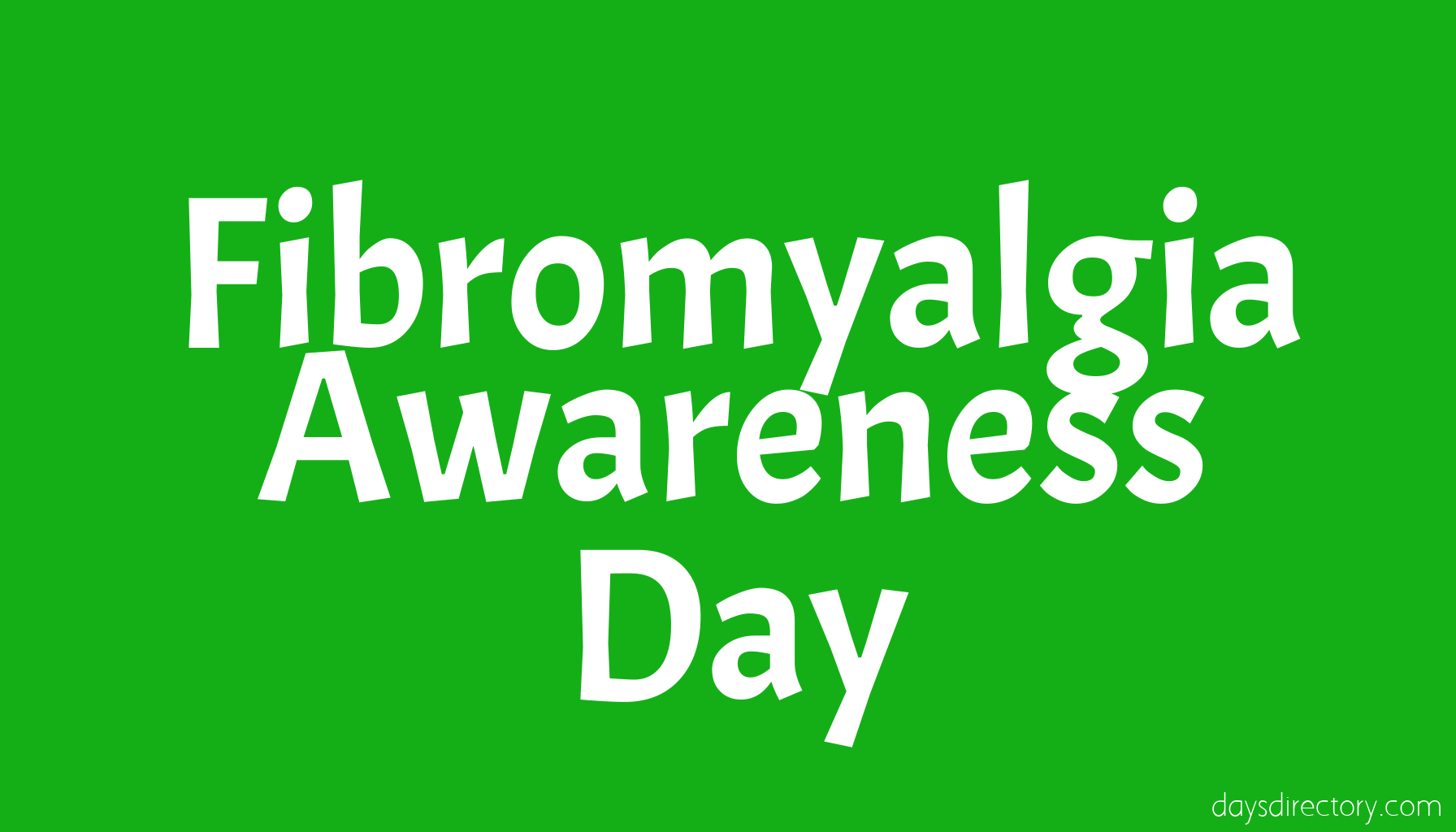 Fibromyalgia Awareness Day