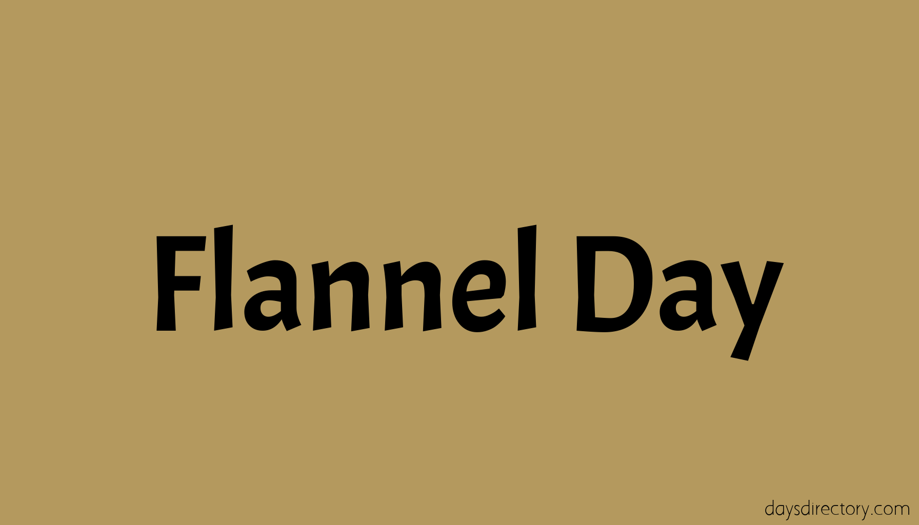 Flannel Day