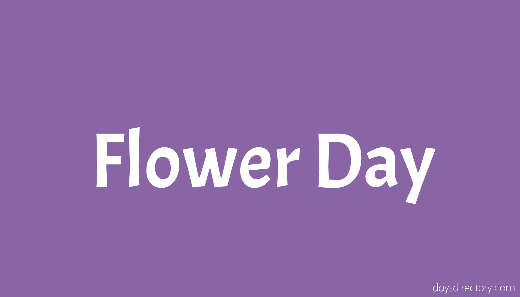 Flower Day