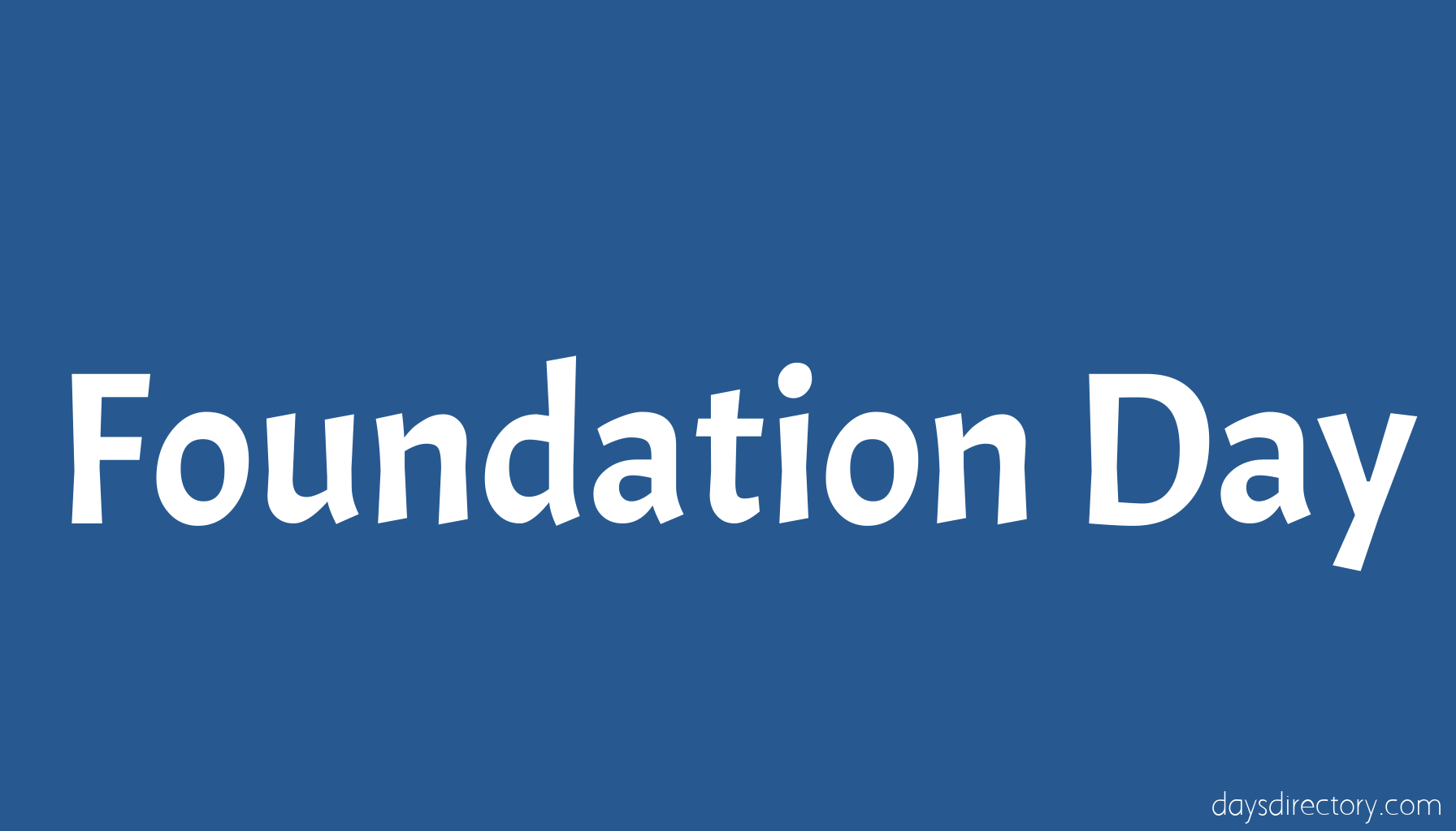 Foundation Day