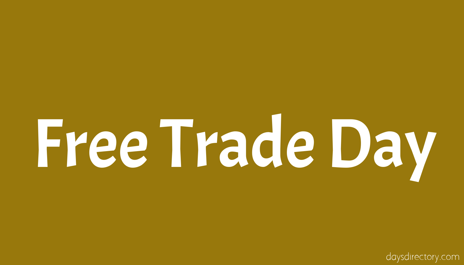 Free Trade Day