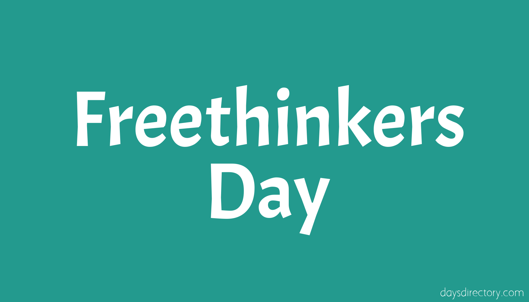 Freethinkers Day