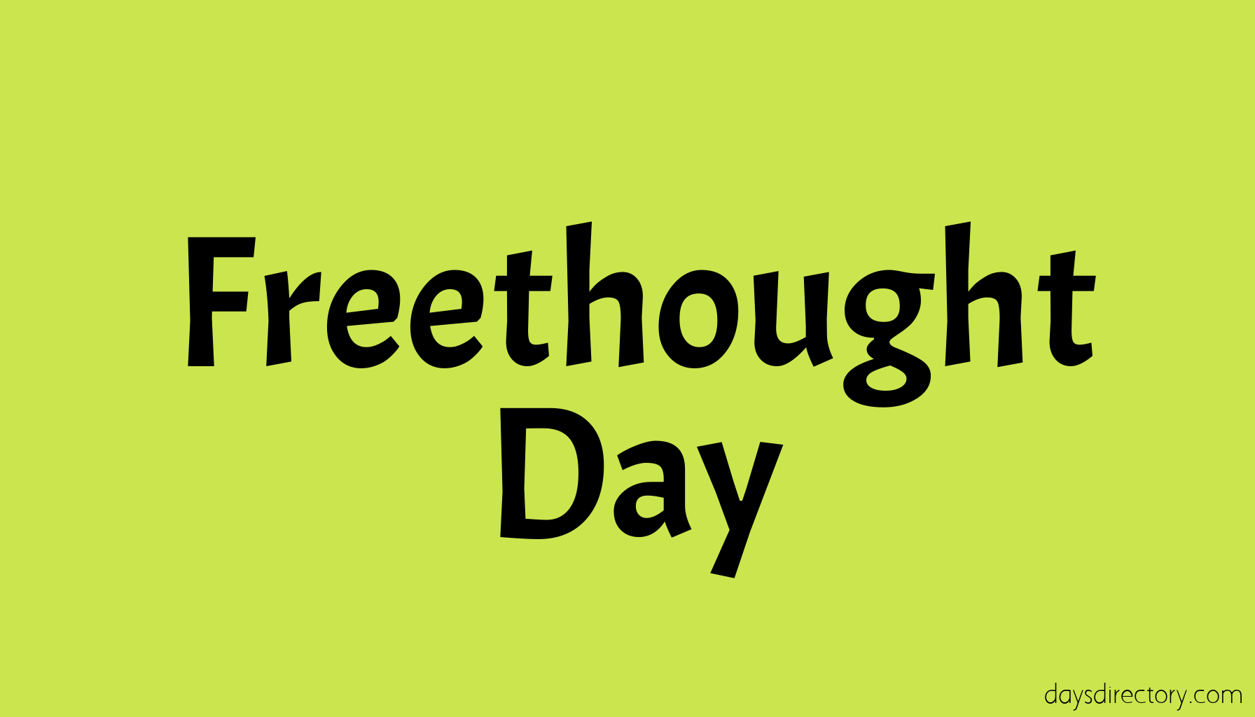 Freethought Day