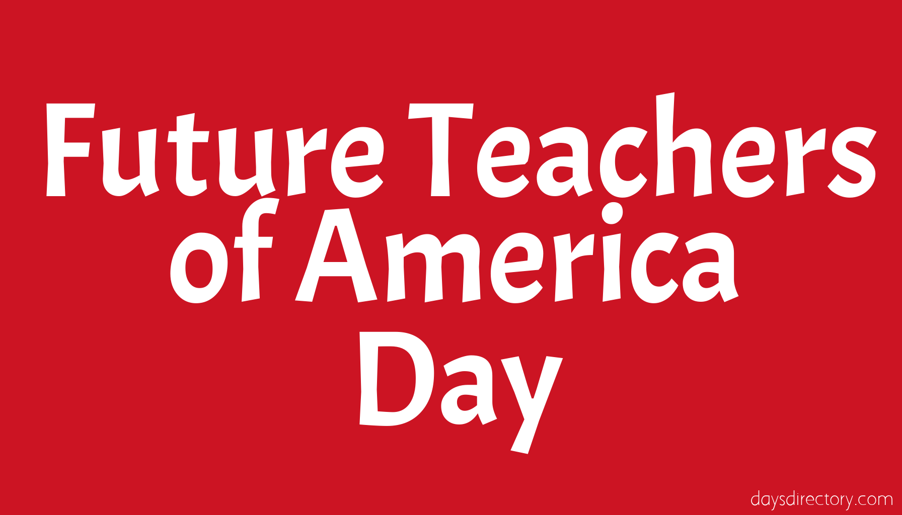 Future Teachers of America Day