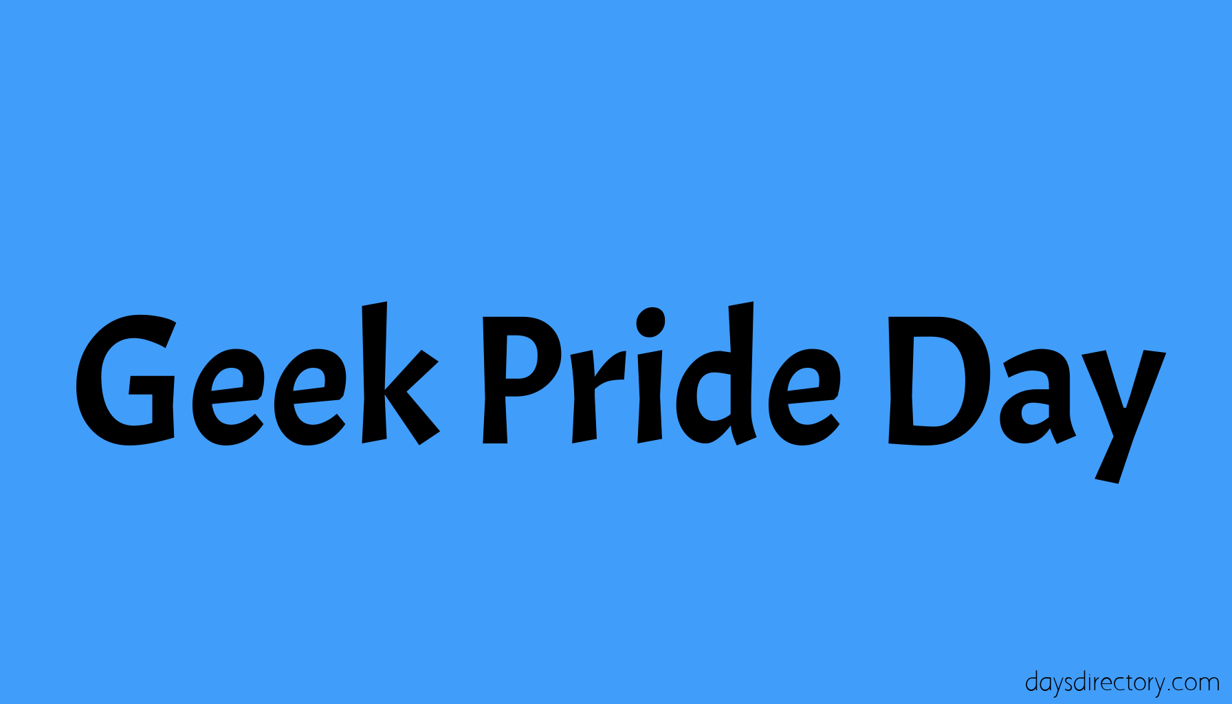 Geek Pride Day