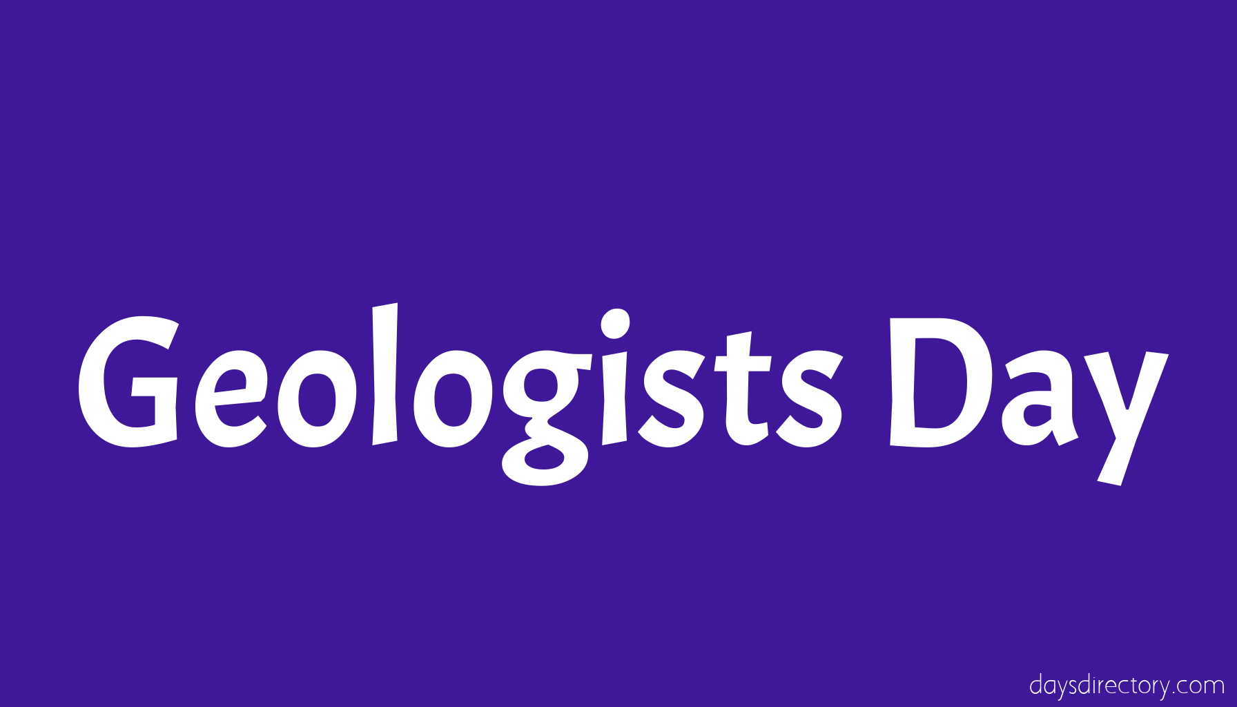 Geologists Day