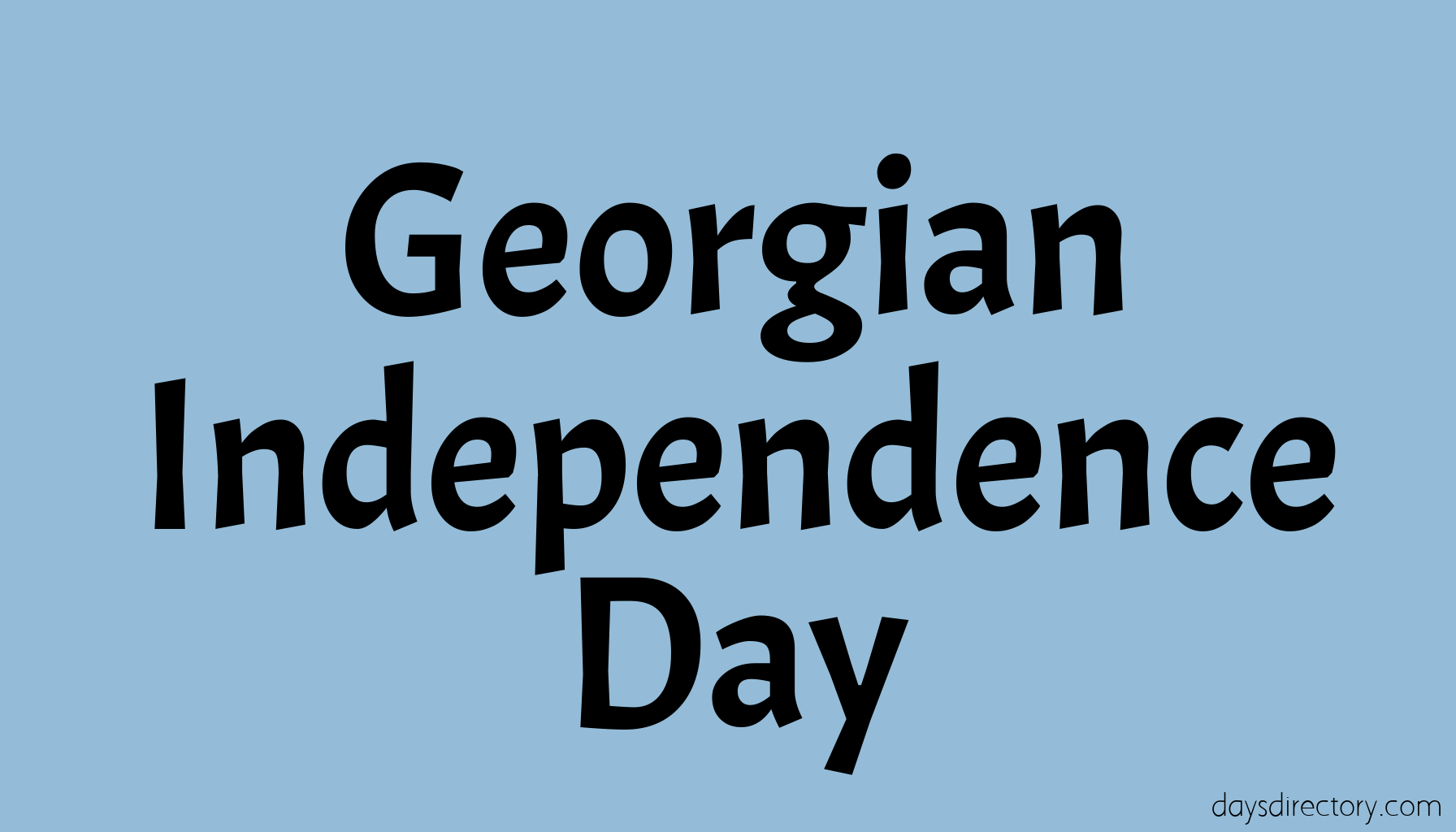 Georgian Independence Day