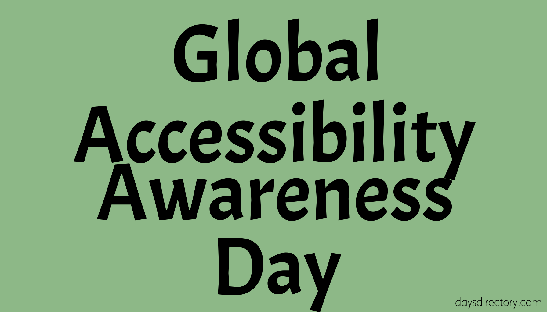 Global Accessibility Awareness Day