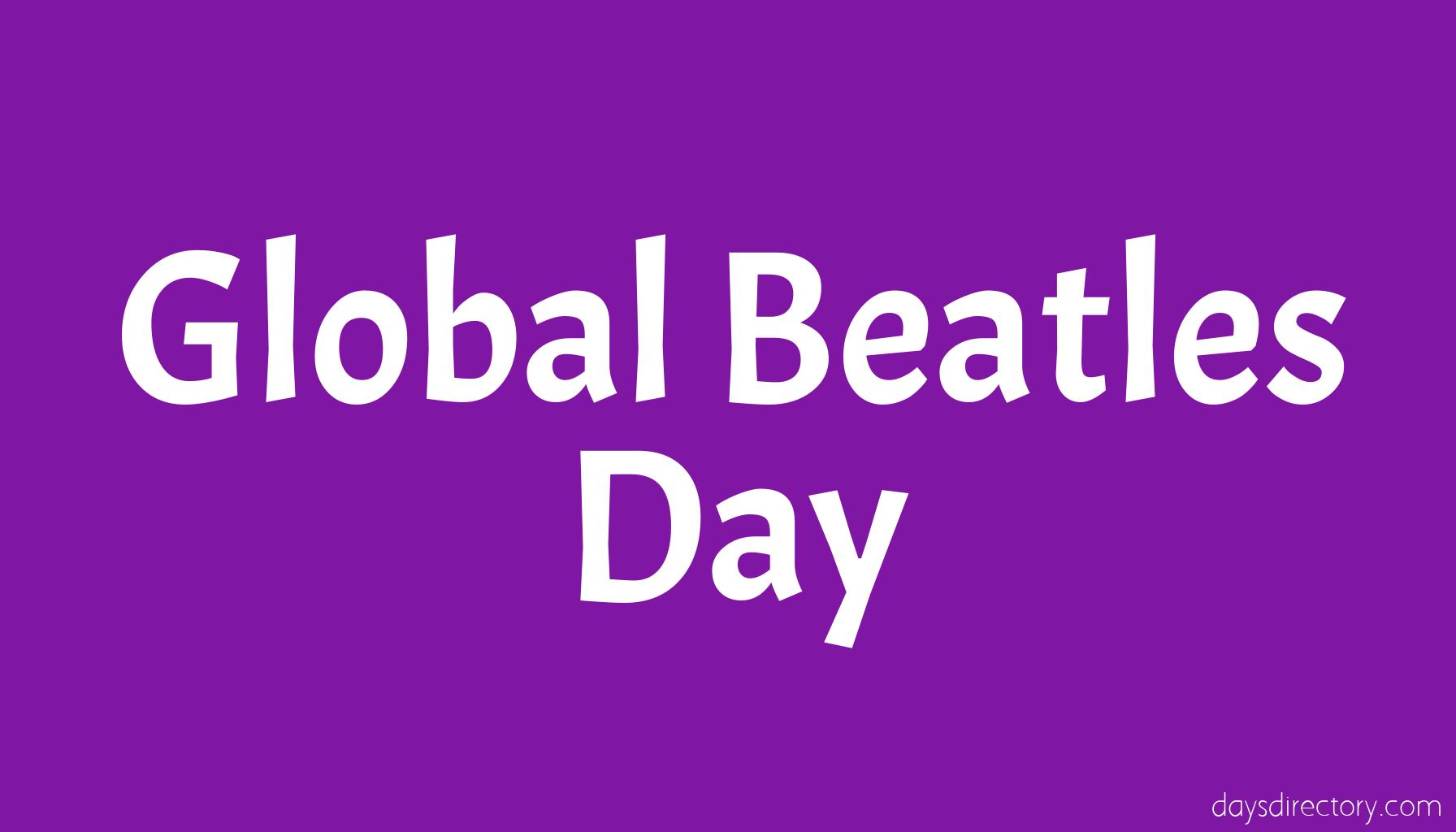 Global Beatles Day