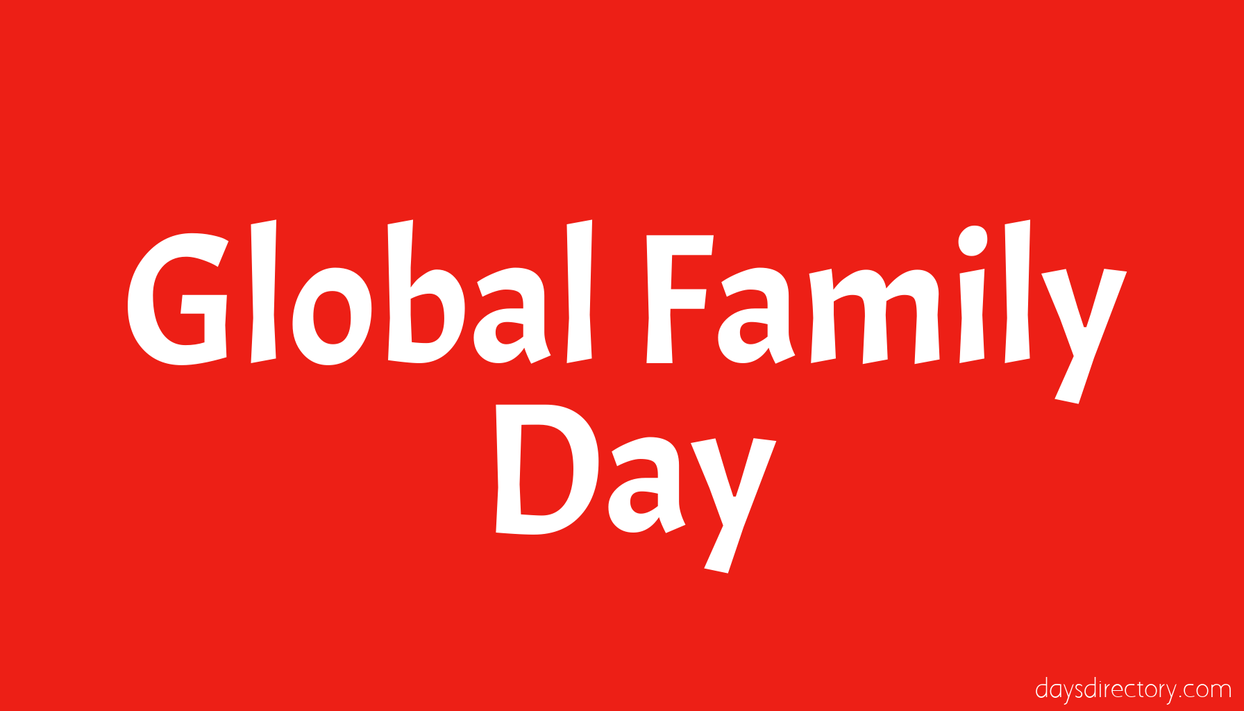 Global Family Day