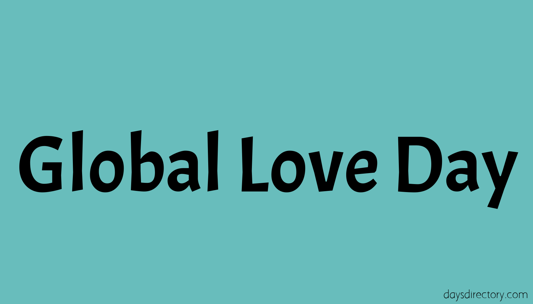 Global Love Day