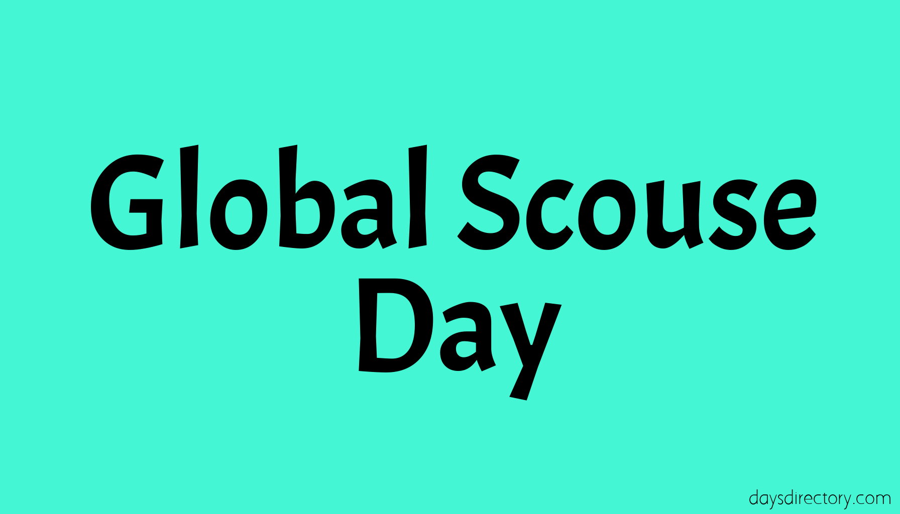 Global Scouse Day