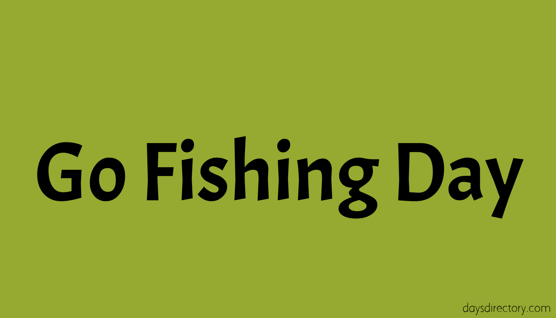 Go Fishing Day