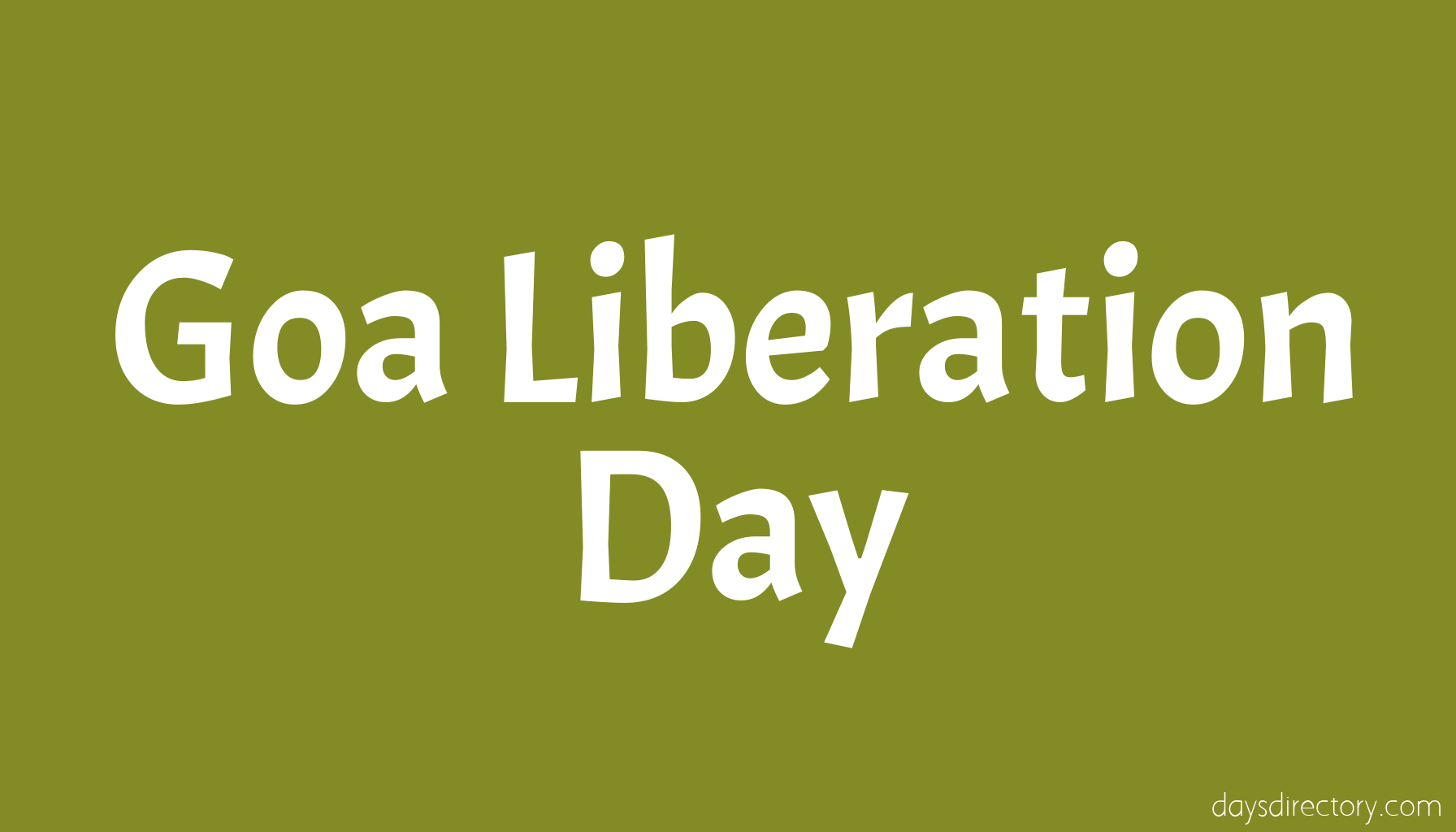 Goa Liberation Day
