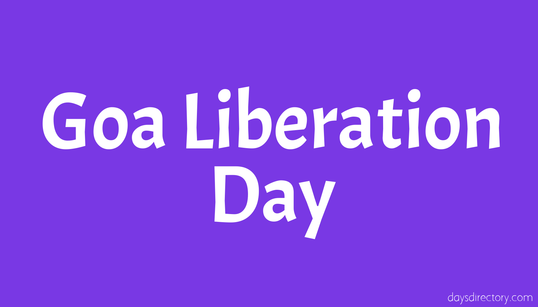 Goa Liberation Day