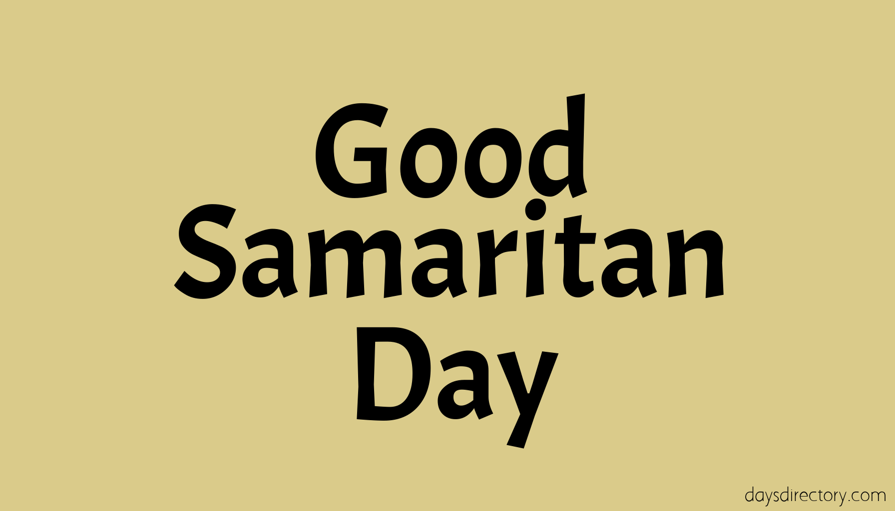 Good Samaritan Day