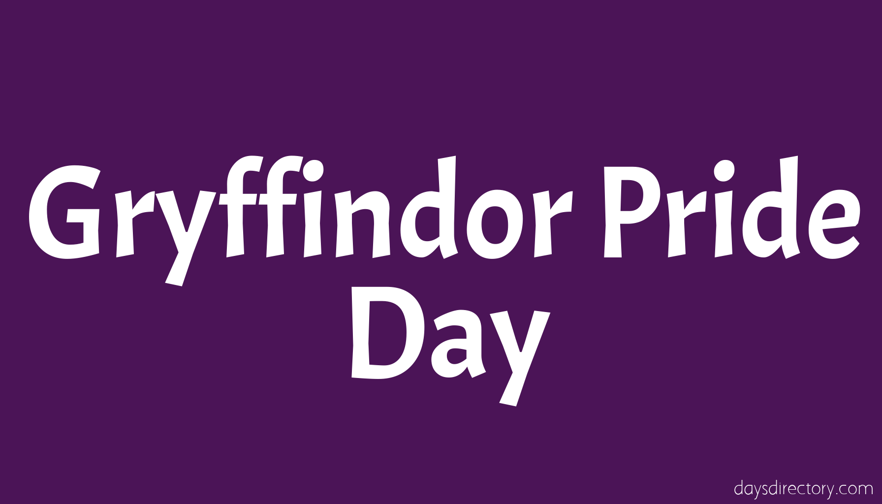 Gryffindor Pride Day