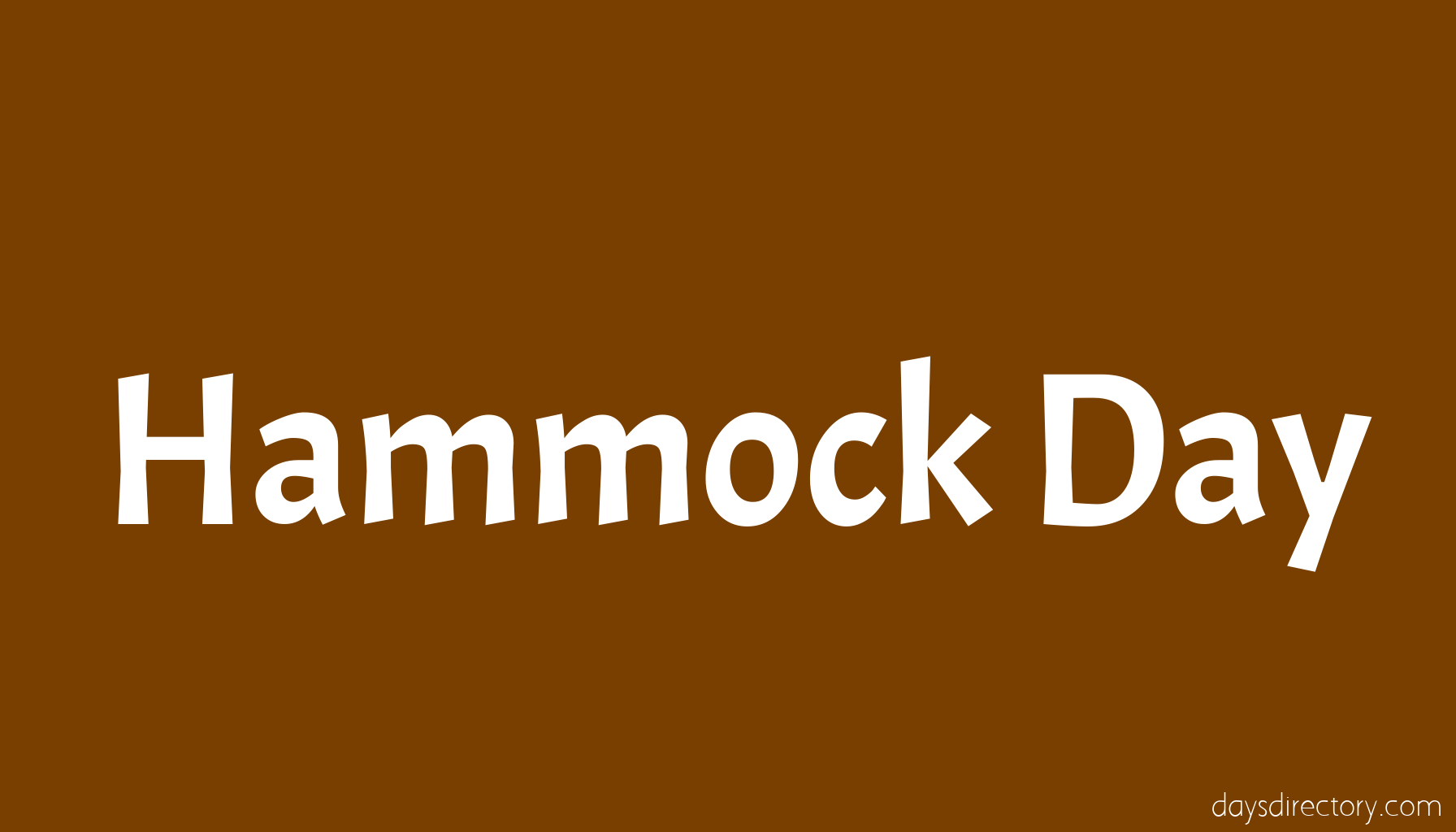 Hammock Day